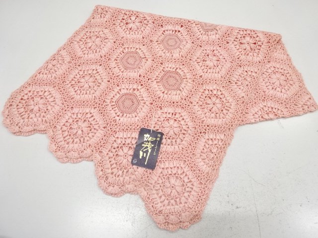 未使用品　リボンレース　ショール